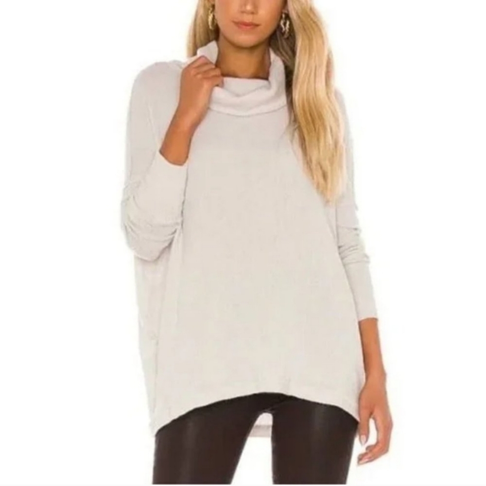 NWT Free People Stone Cold Juicy Long Sleeve Top Size small Cream Beige - Picture 2 of 11